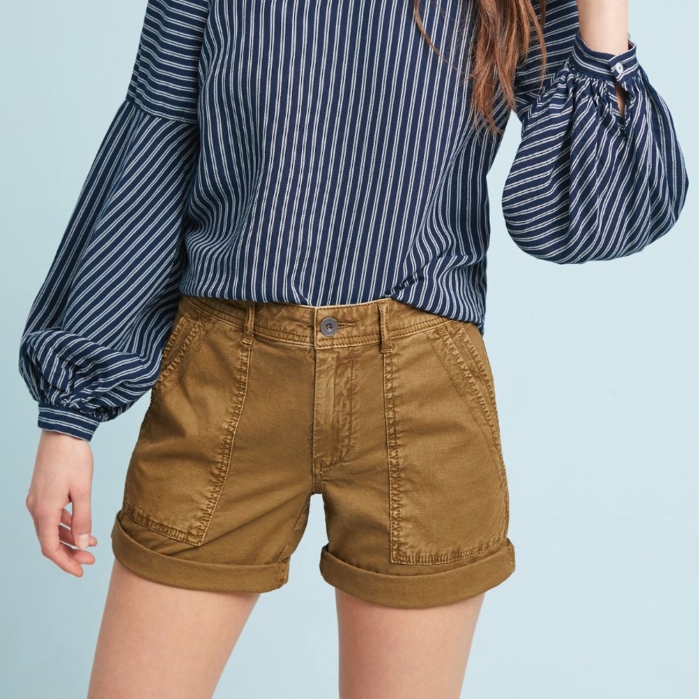 Anthropologie the wanderer utility shorts